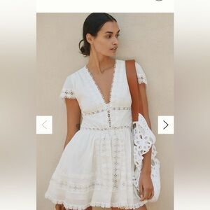 Peixoto Piper White Dress